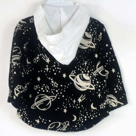First Impressions Baby Boy Planet-Print Hooded Top/Jacket Black Choose Size NWT - Picture 6 of 7